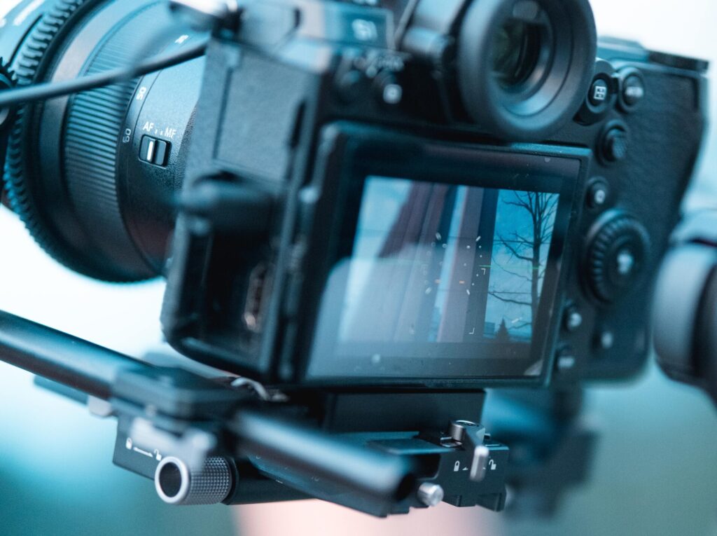 Profesjonalna kamera do nagrywania filmów – ujęcie techniczne